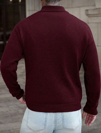 SANTORINI ZIP SWEATER