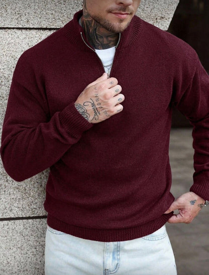 SANTORINI ZIP SWEATER